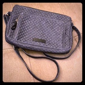 Vera Bradley Iconic Little Hipster Denim Navy